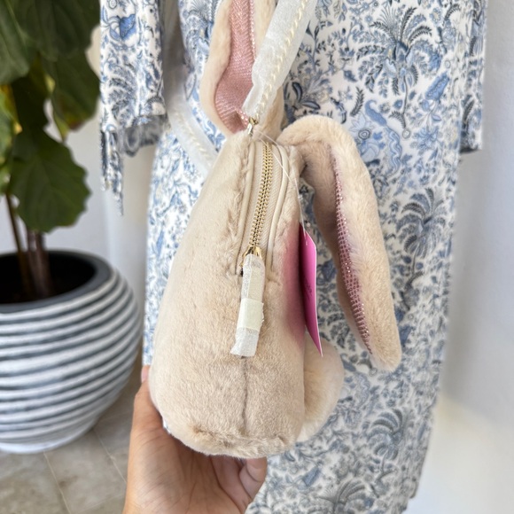 Kate Spade Bunny Rabbit Faux Fur Crossbody Bag K5504 - Picture 9 of 14